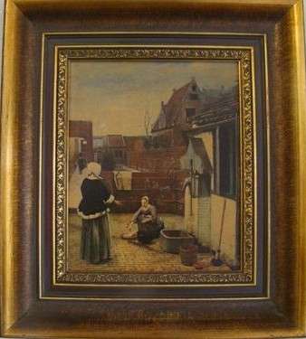 ***EEN HOLLANDSE BINNENPLAATS - PIETER DE HOOGH (1629 - 1683)***